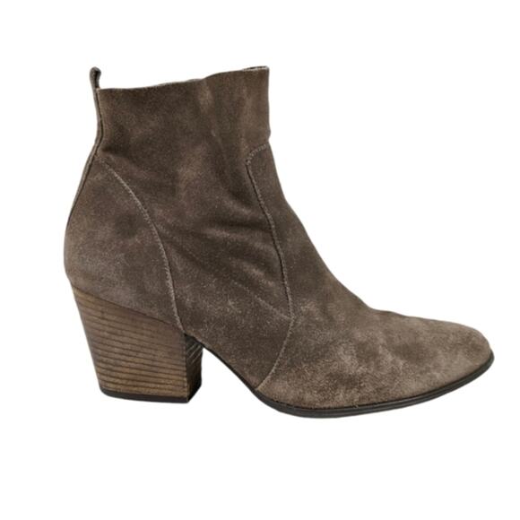 Paul Green Suede Ankle Booties GUC $389 Size UK6  US 8.5   S3050 - Picture 1 of 10